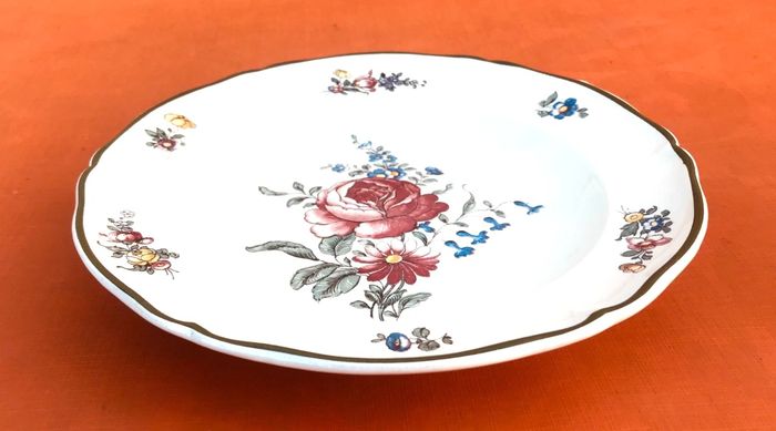 Assiette creuse Faïence Villeroy & Boch Mettlach Modèle 1562 - photo numéro 6
