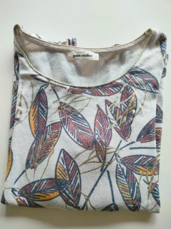 Pull feuilles d'automne Grain de Malice