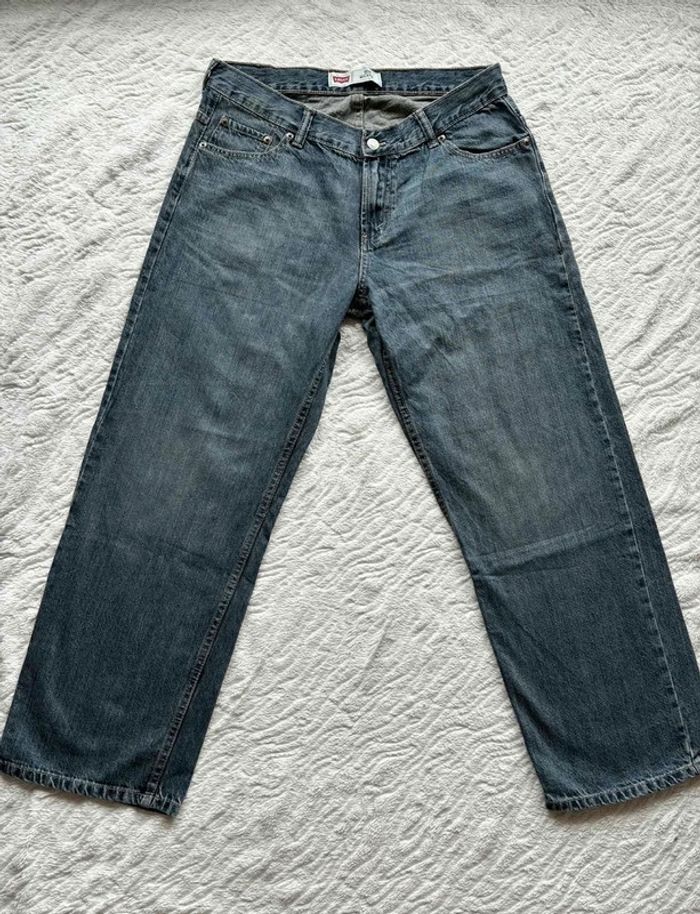 Jean levi’s 550 relaxed ample large loose wide homme bleu L 42/44 W32/33 L28 Y2K vintage - photo numéro 4