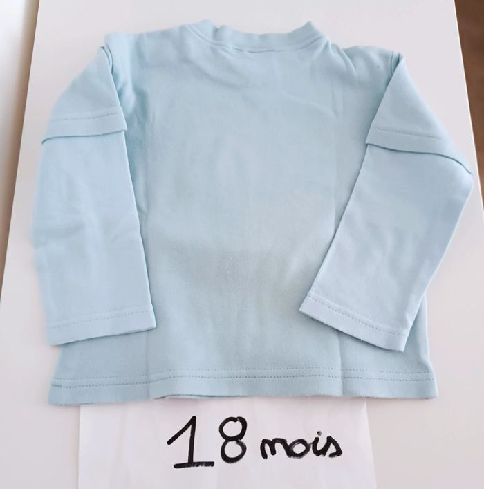 T-shirt ml Mickey 18 mois - photo numéro 2