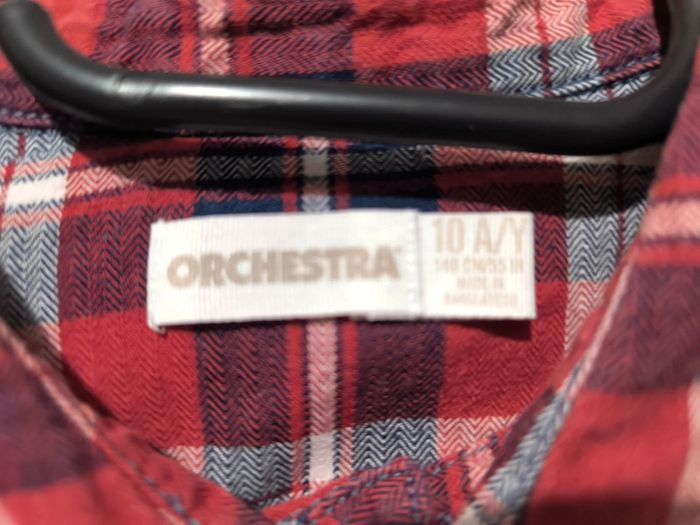 Chemise a carreaux orchestra 10 ans - photo numéro 2