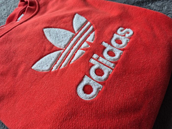 Sweat pull adidas -orange -taille xs- bon état - photo numéro 2