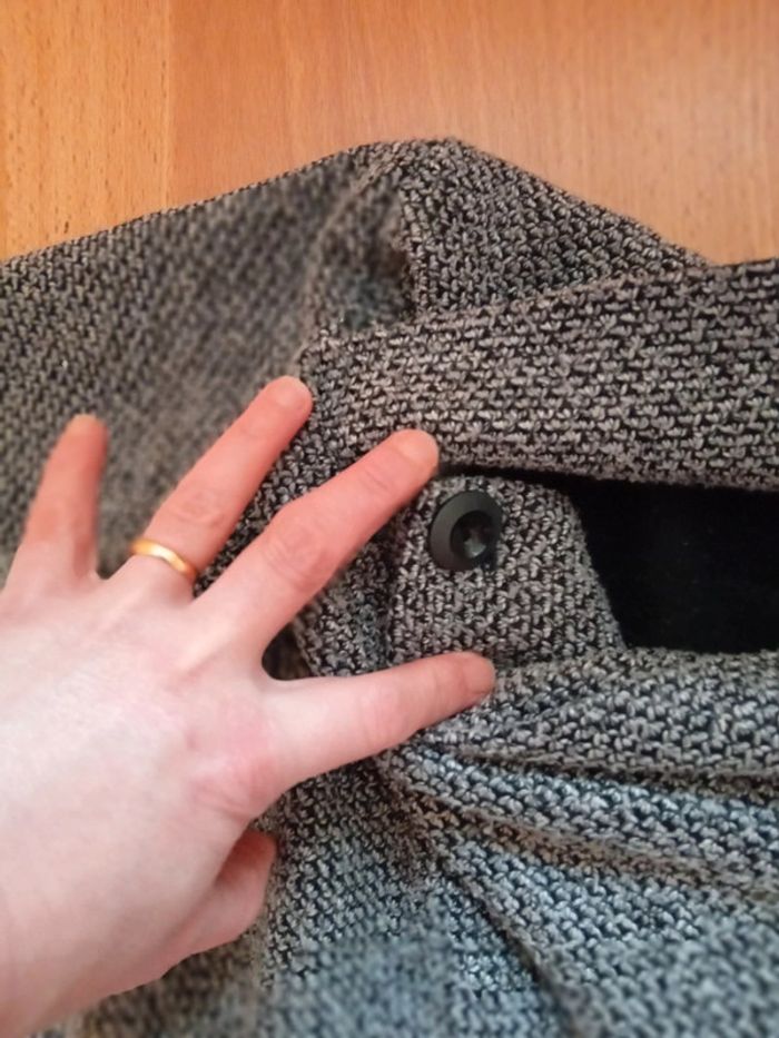 Très beau gilet gris taille L - photo numéro 7