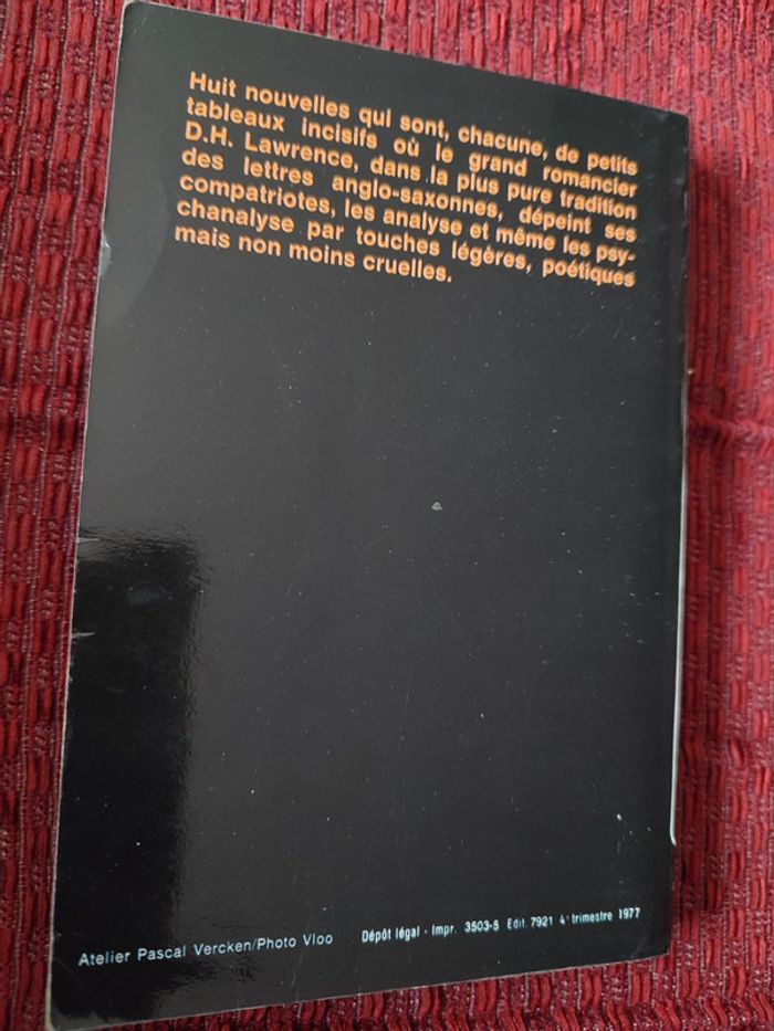 Livre de poche "La dame exquise" - D.H. Lawrence - photo numéro 2