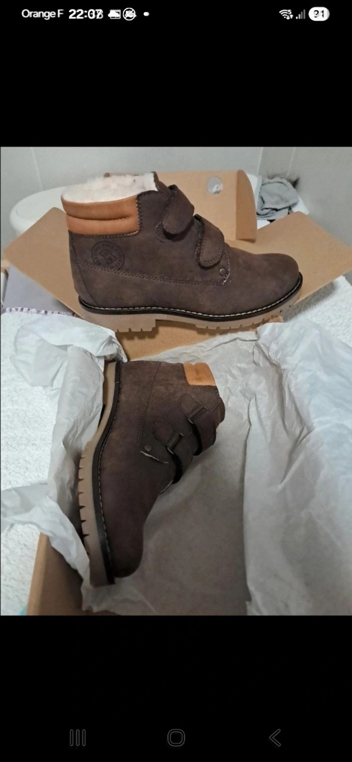 Chaussures fourrées garçon