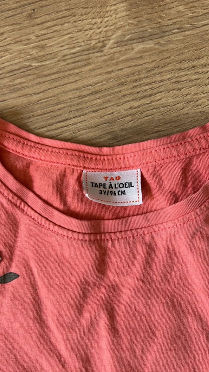 T-shirt rose - photo numéro 2