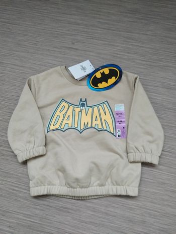 Pull batman garçon taille 18 mois neuf