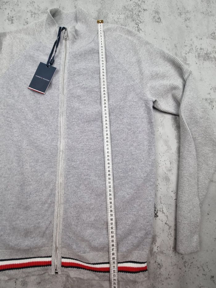 Gilet zippé Tommy Hilfiger gris – Taille M Hommes - photo numéro 10