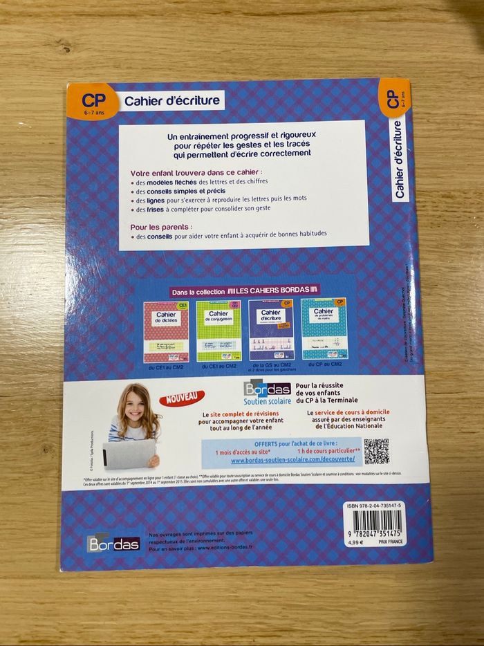 Cahier d’écriture CP 6/7 ans - photo numéro 2