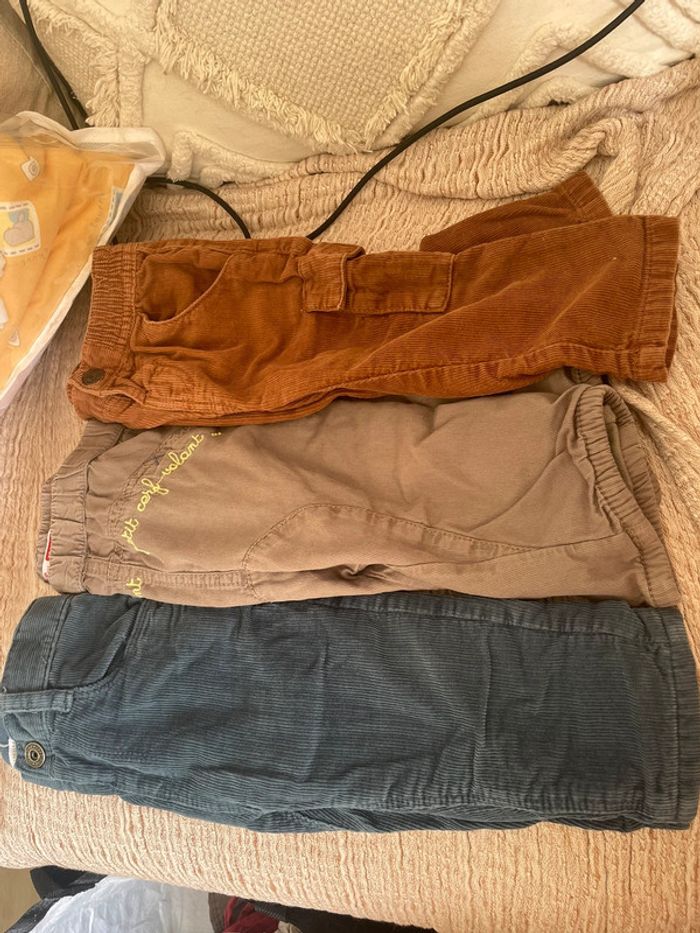 Lot pantalon 12 mois