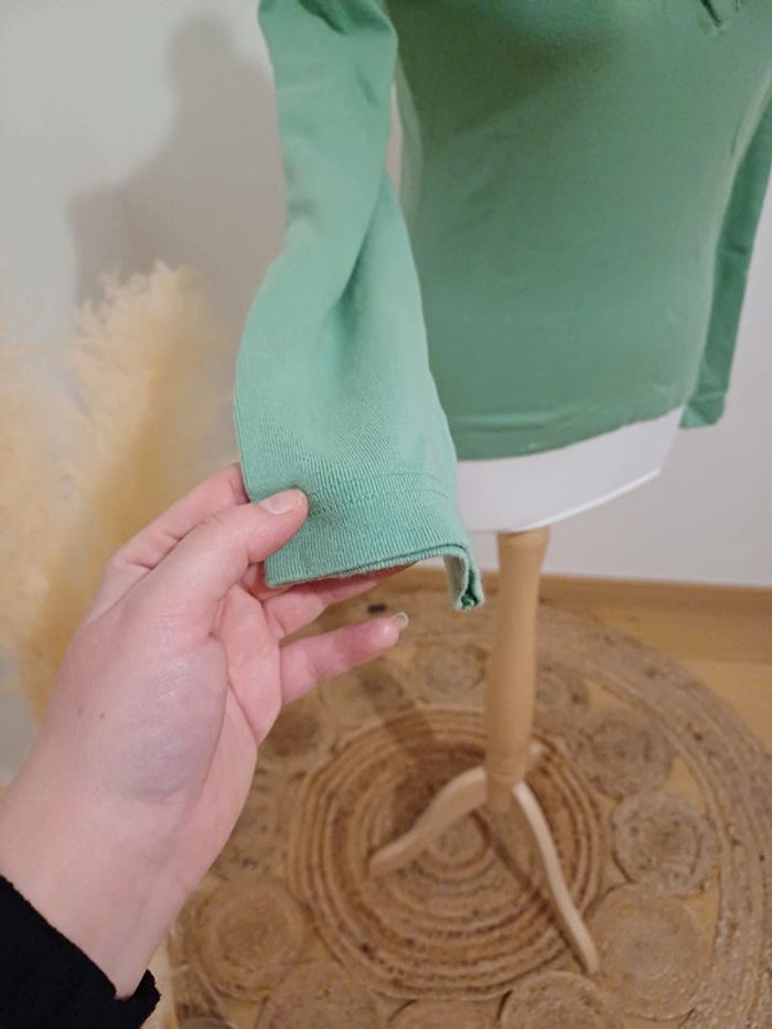 Pull léger vert clair Xanaka taille S 36 - photo numéro 5