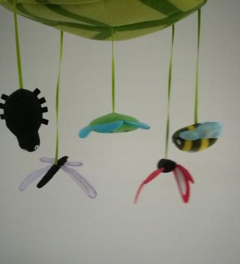 Mobile Ikea en feutrine.