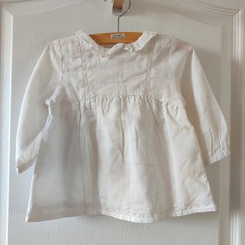 Blouse cérémonie fille 6 mois