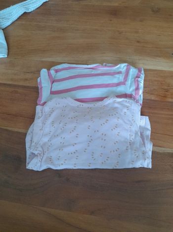 2 t-shirt manches longues