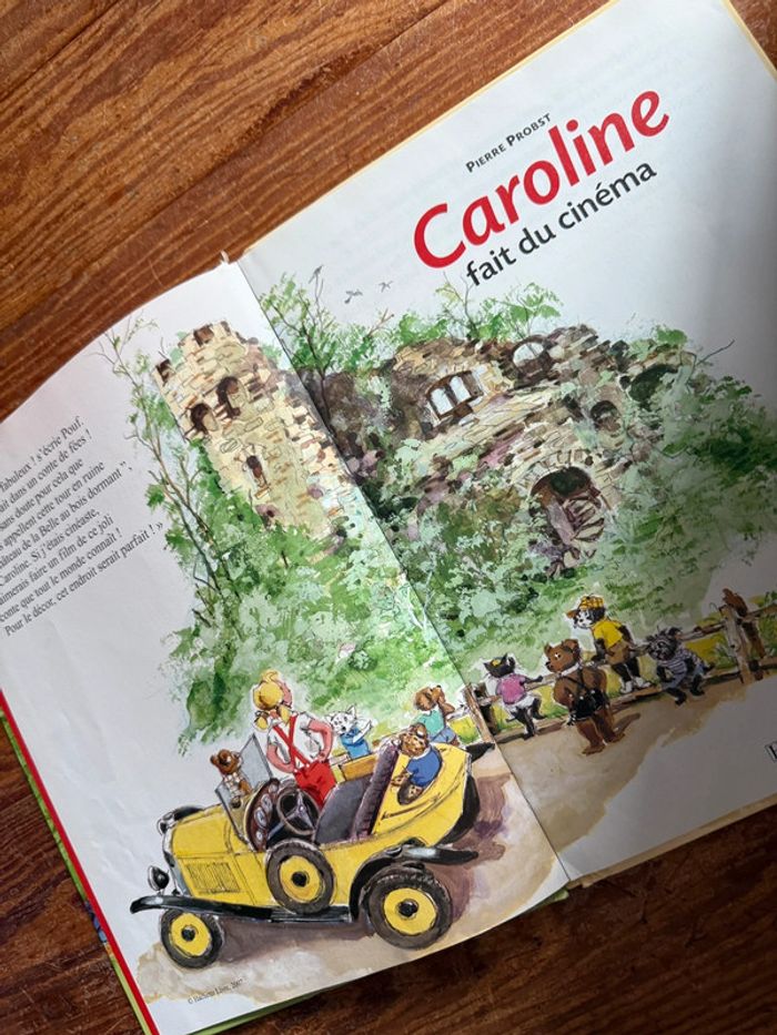 Édition Hachette Satisfaisant - Livre rare Caroline fait du Cinéma album bd Pierre Probst - photo numéro 4