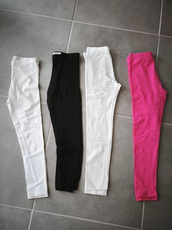 Lot 4 leggings long 8 ans 