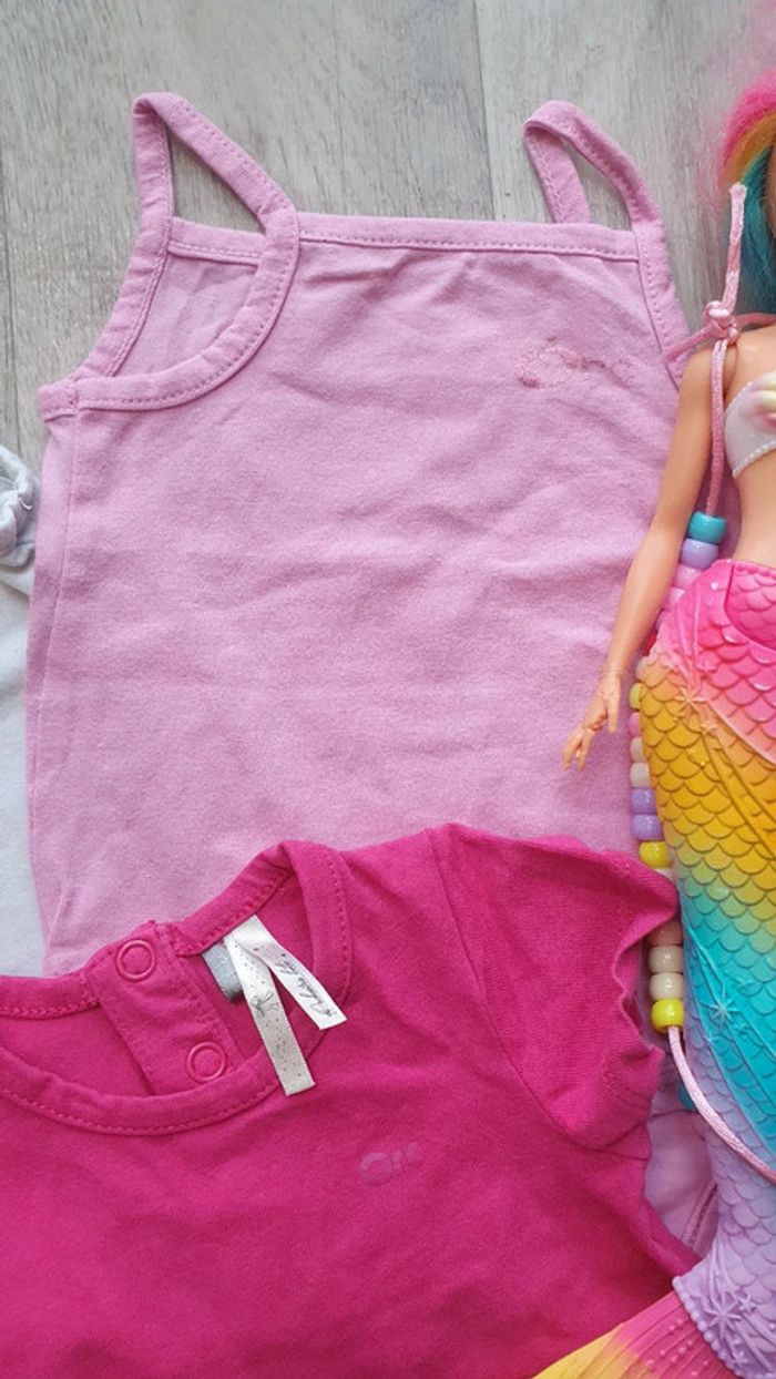 Lot pyjamas léger bodies bretelle manche courte 3 mois envoie rapide - photo numéro 4
