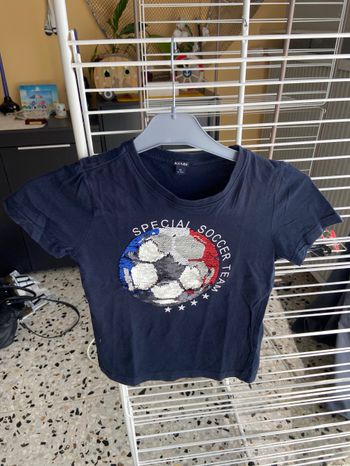 Tee shirt foot 8 ans