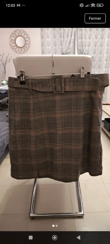 Jupe noir et marron