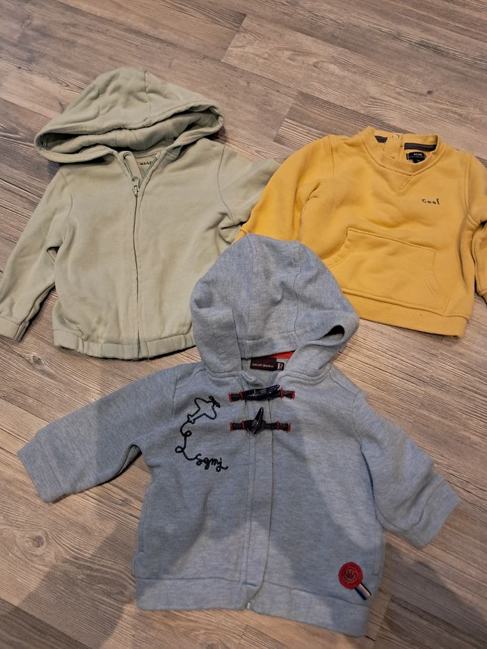 Lot 3 vestes 9 mois