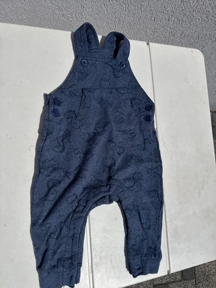 Salopette garçon taille 6/9 mois 74 cm