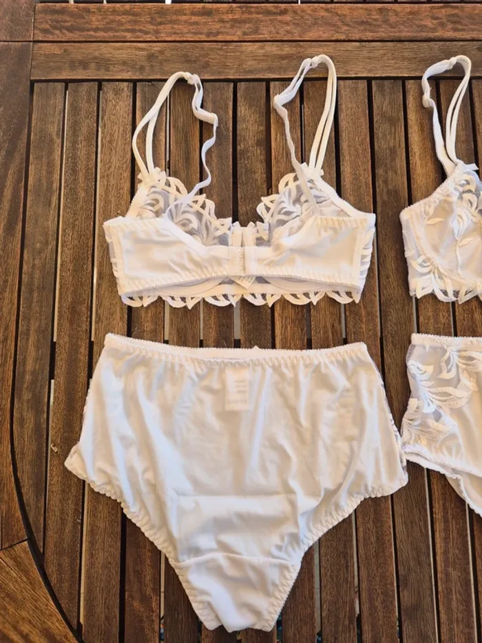 Lot de 2 ensemble soutien-gorge culottes 85B 38/40 - photo numéro 5