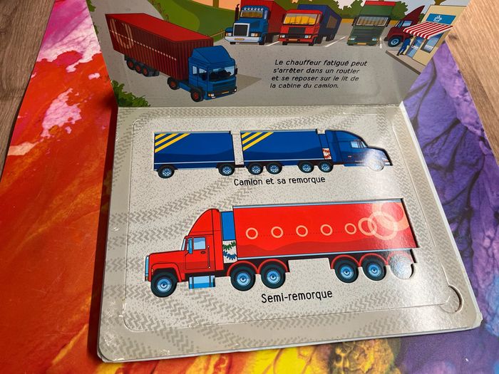 Livre enfant : Tracteurs et Camions * Livre Pochoir - photo numéro 10