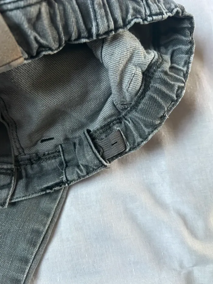 Bermuda jean gris Vertbaudet - photo numéro 7