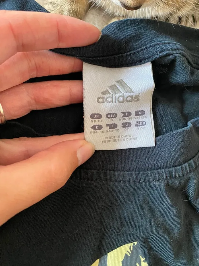 T-shirt Adidas noir taille S - photo numéro 4