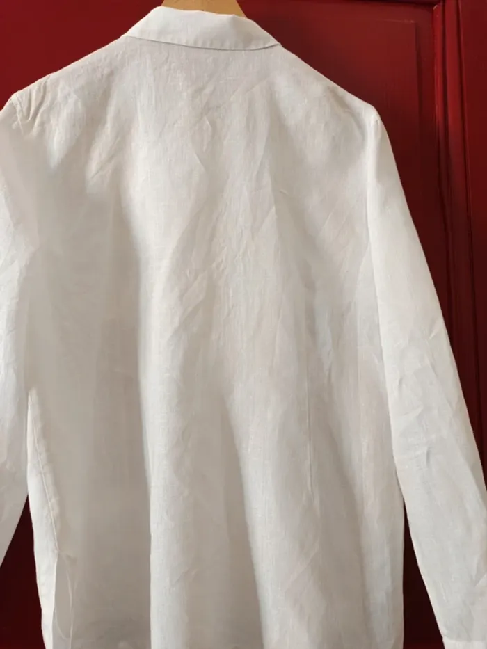 Chemise veste Breal 100% lin t.38/40 - photo numéro 7