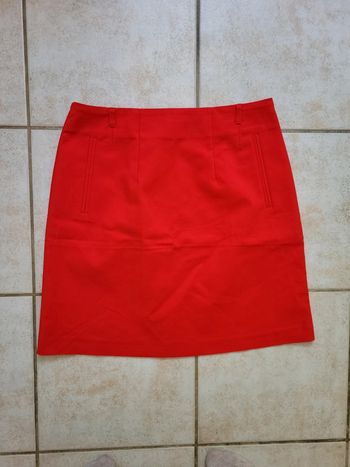 Jupe de tailleur rouge H&M