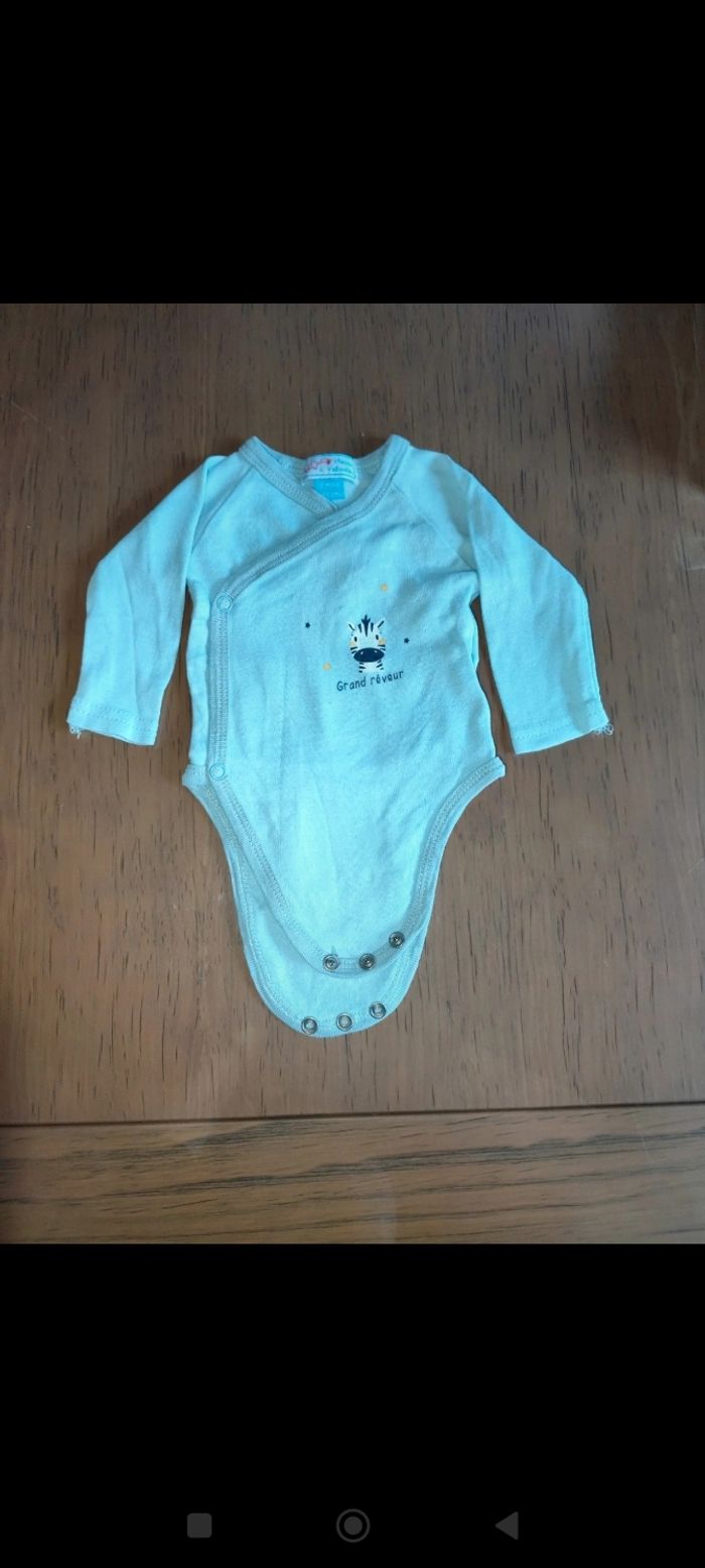 Lot de 4 bodies manches longues garçon taille 3 mois - photo numéro 7