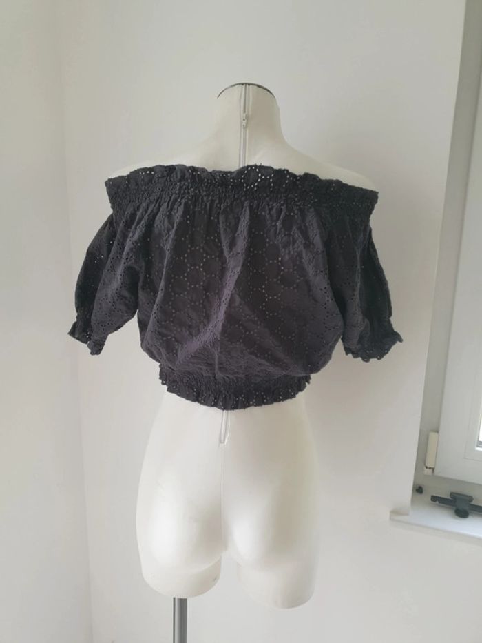 Top élastique bleu - photo numéro 5