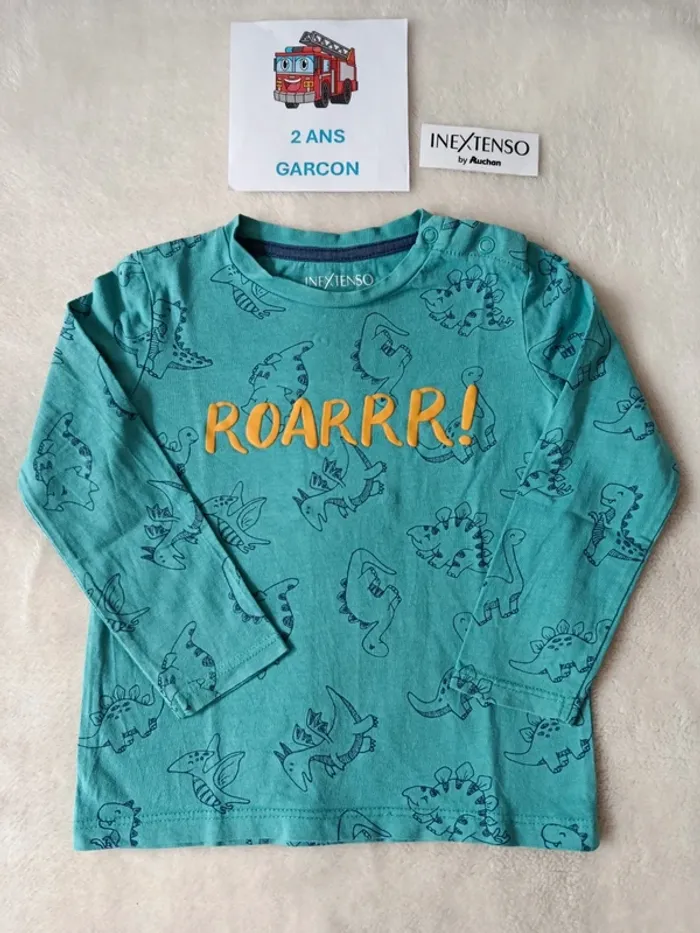 T-shirt 2 ans in extenso