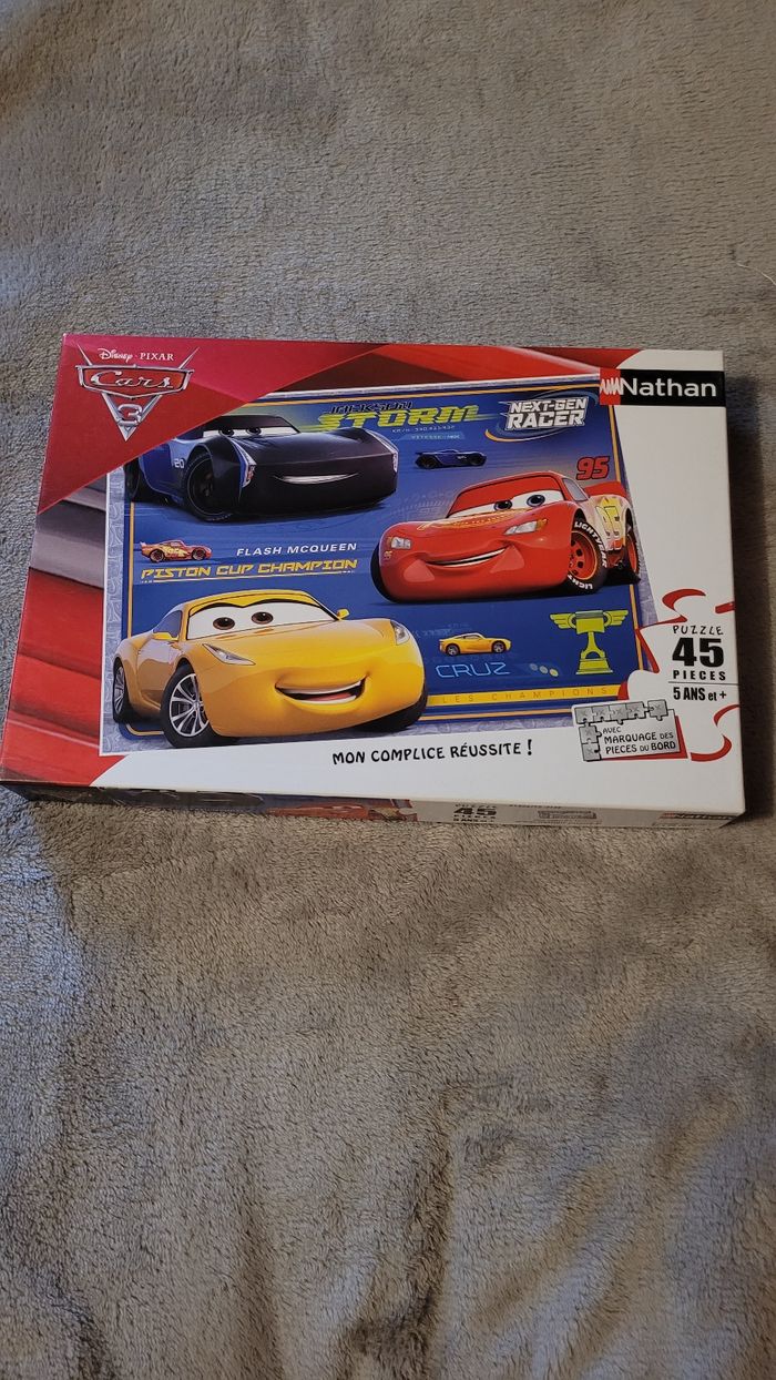 Puzzle Cars 3, 45 pièces 5 ans et +