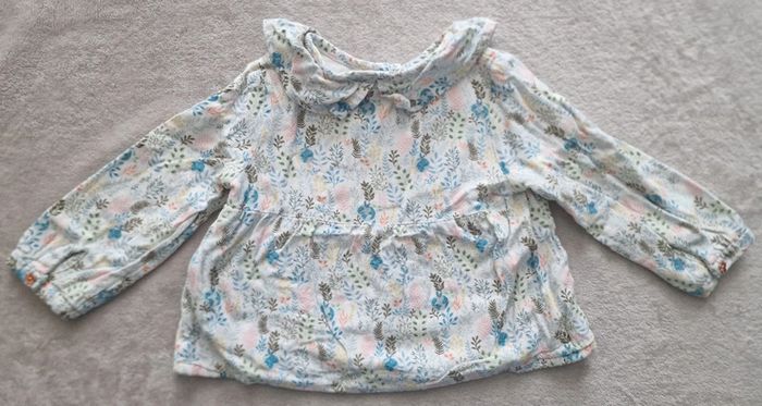 Ensemble blouse multicouleur + pantalon rose - 18M - Sergent Major (BE avec défauts) - photo numéro 11