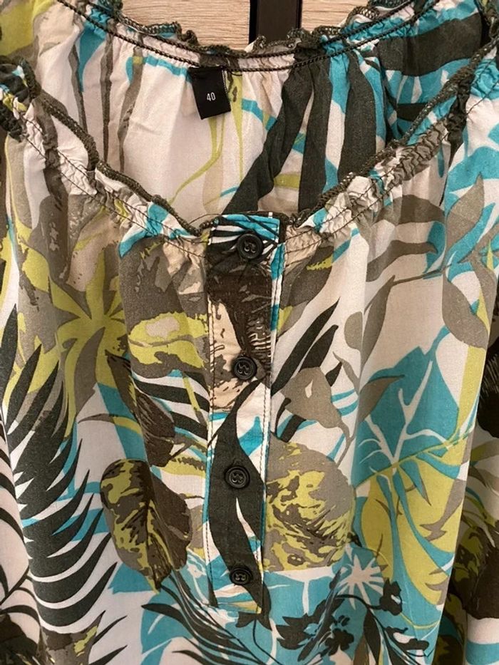 T-shirt vintage style Tropical - Taille 38/40 - photo numéro 5