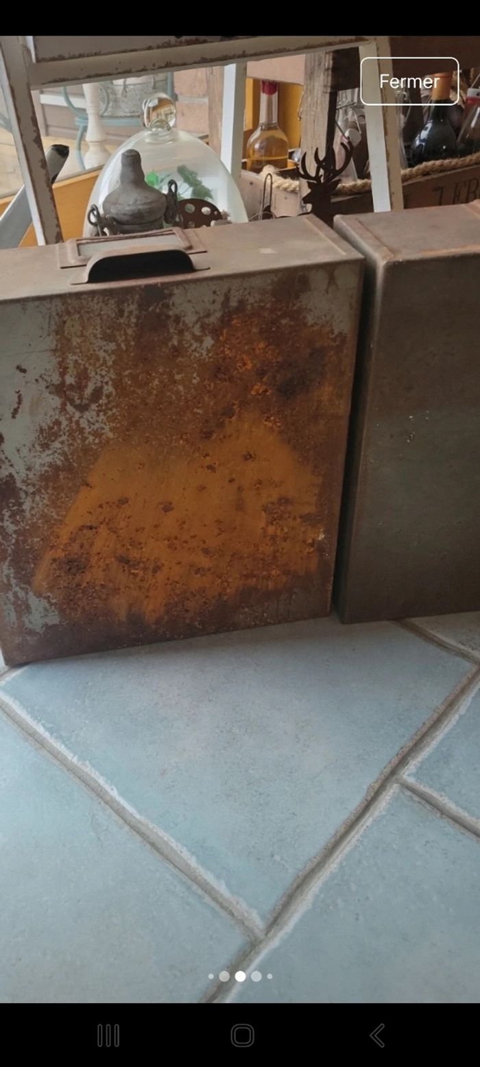 2  casiers anciens métal rouillé - photo numéro 6