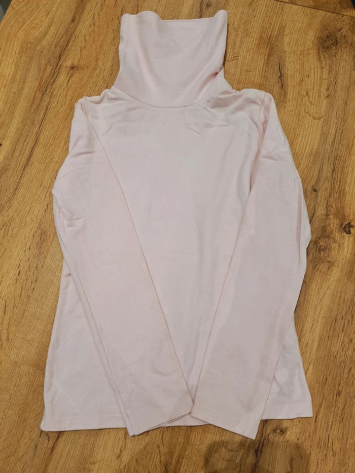 T-shirt manches longues col roulé - photo numéro 2