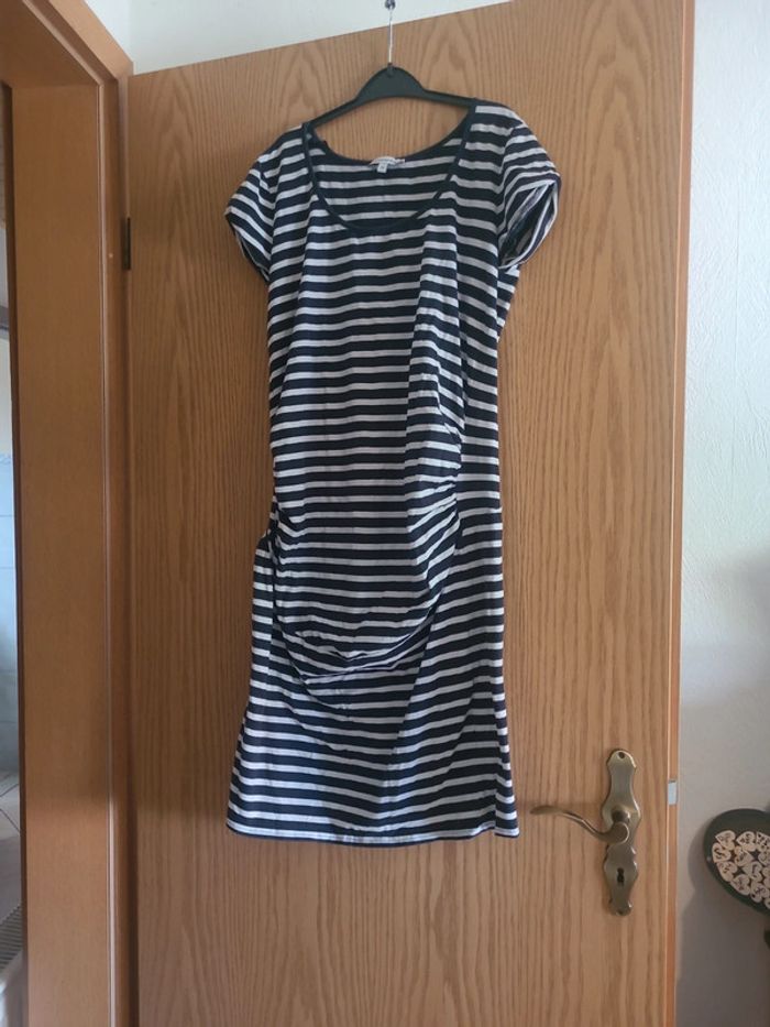 Robe maternité rayé