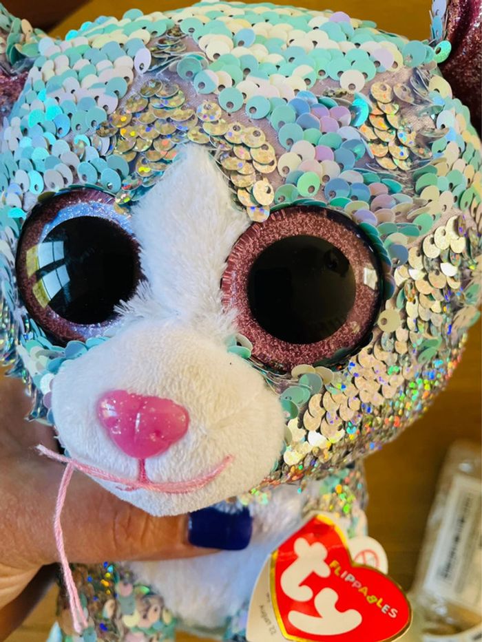 Ty à sequins neuf Whimsy environ 22/25 cm - photo numéro 7