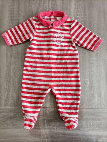 Pyjama rayé mixte Vertbaudet 1 mois