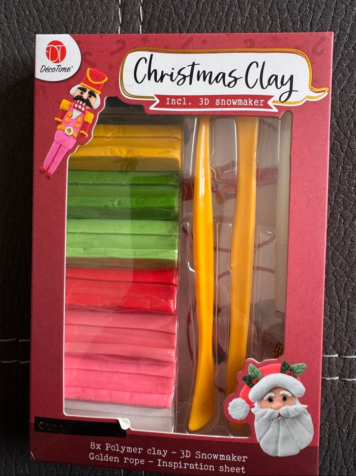 Kit pâte à modeler de Noël