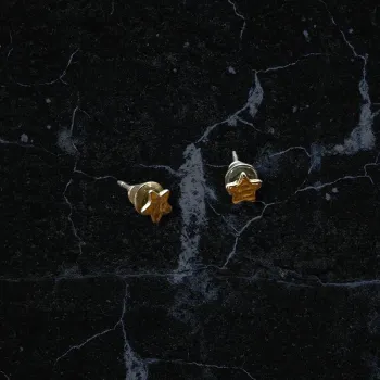 🌟 Boucles d'oreilles étoile dorées 🌟