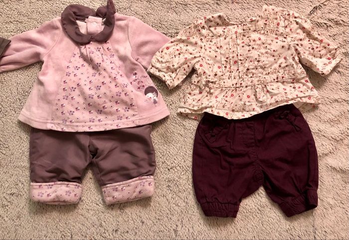 Grand lot vêtements bébé fille 1 mois – NEUFS ++ & complets - photo numéro 4