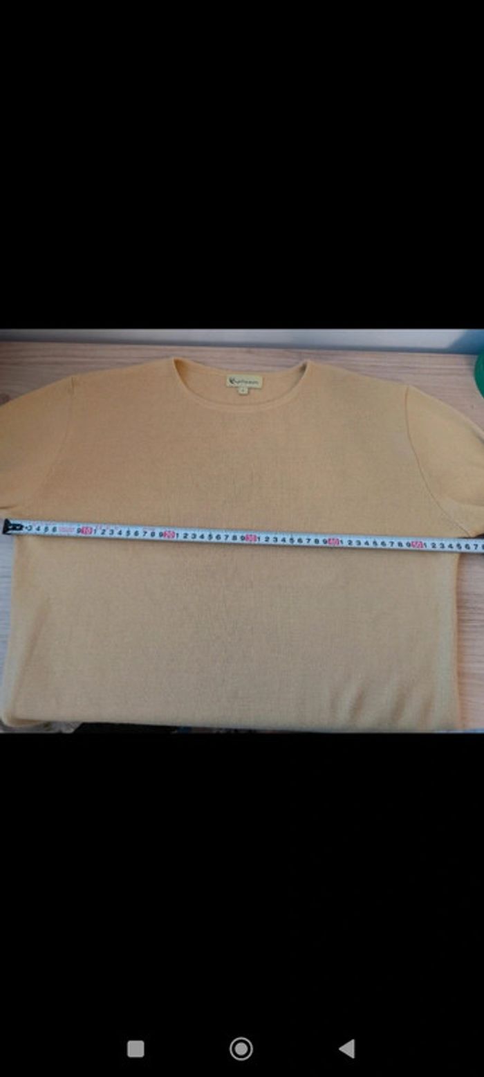 Pull jaune pâle taille L Kalisson - photo numéro 6