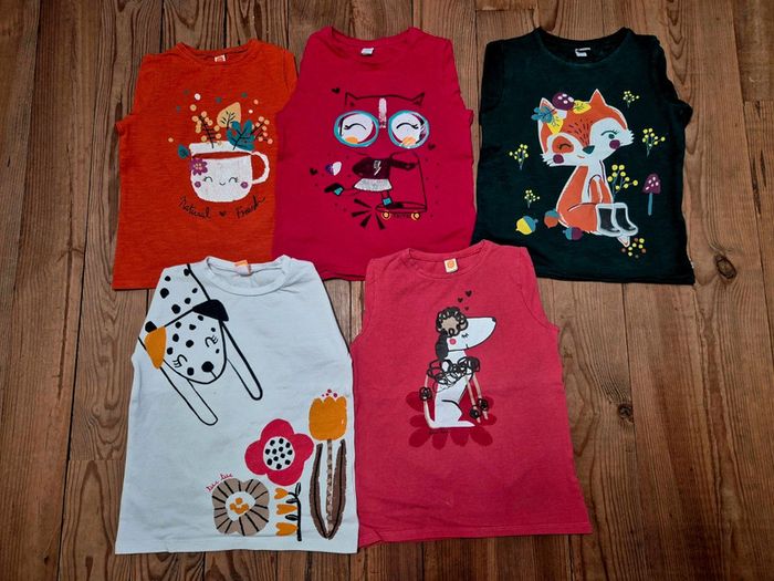 Lot de 5 tee shirts fille