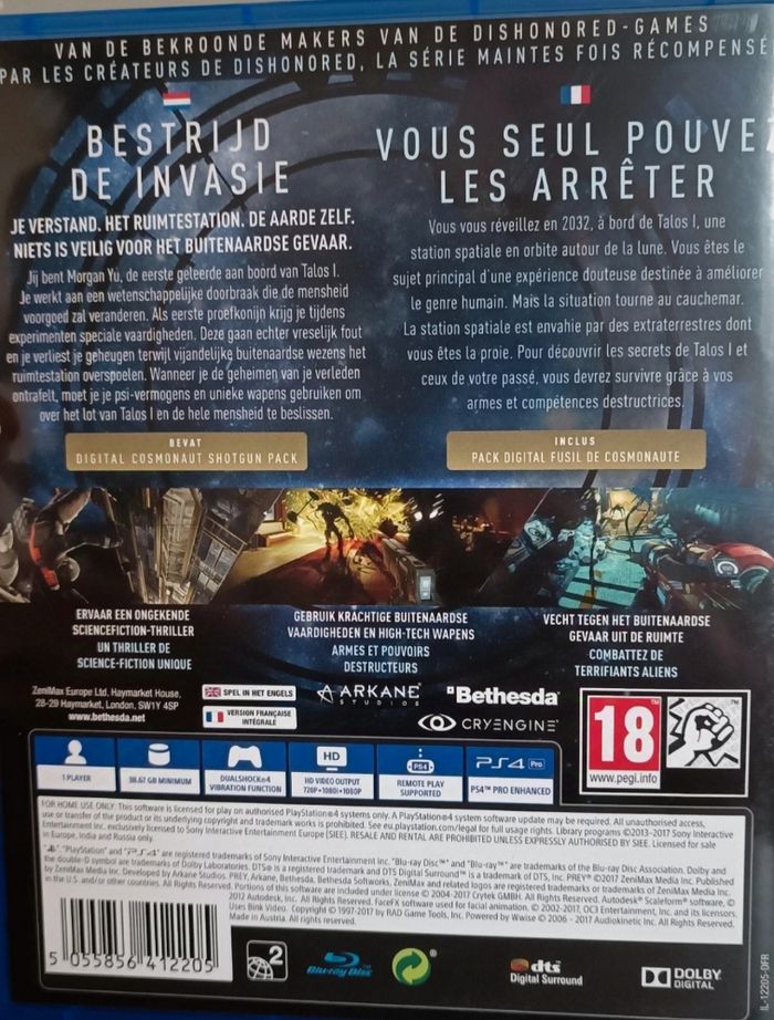 Jeu Prey PS4 - photo numéro 3