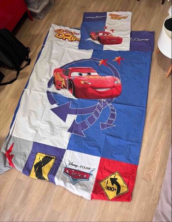 Housse de couette et taie d’oreiller Cars