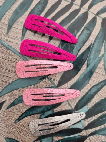 Barrettes brillante x 5
